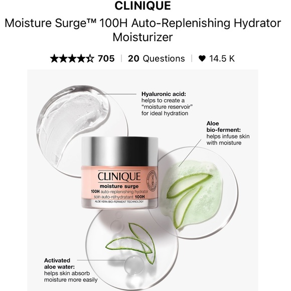125 ml Clinique Moisture Surge Huge Size - Picture 2 of 2